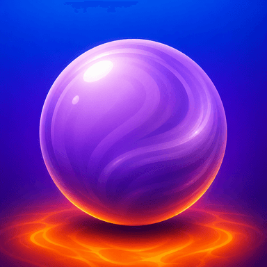 BEBO Arcade glossy lavender ball